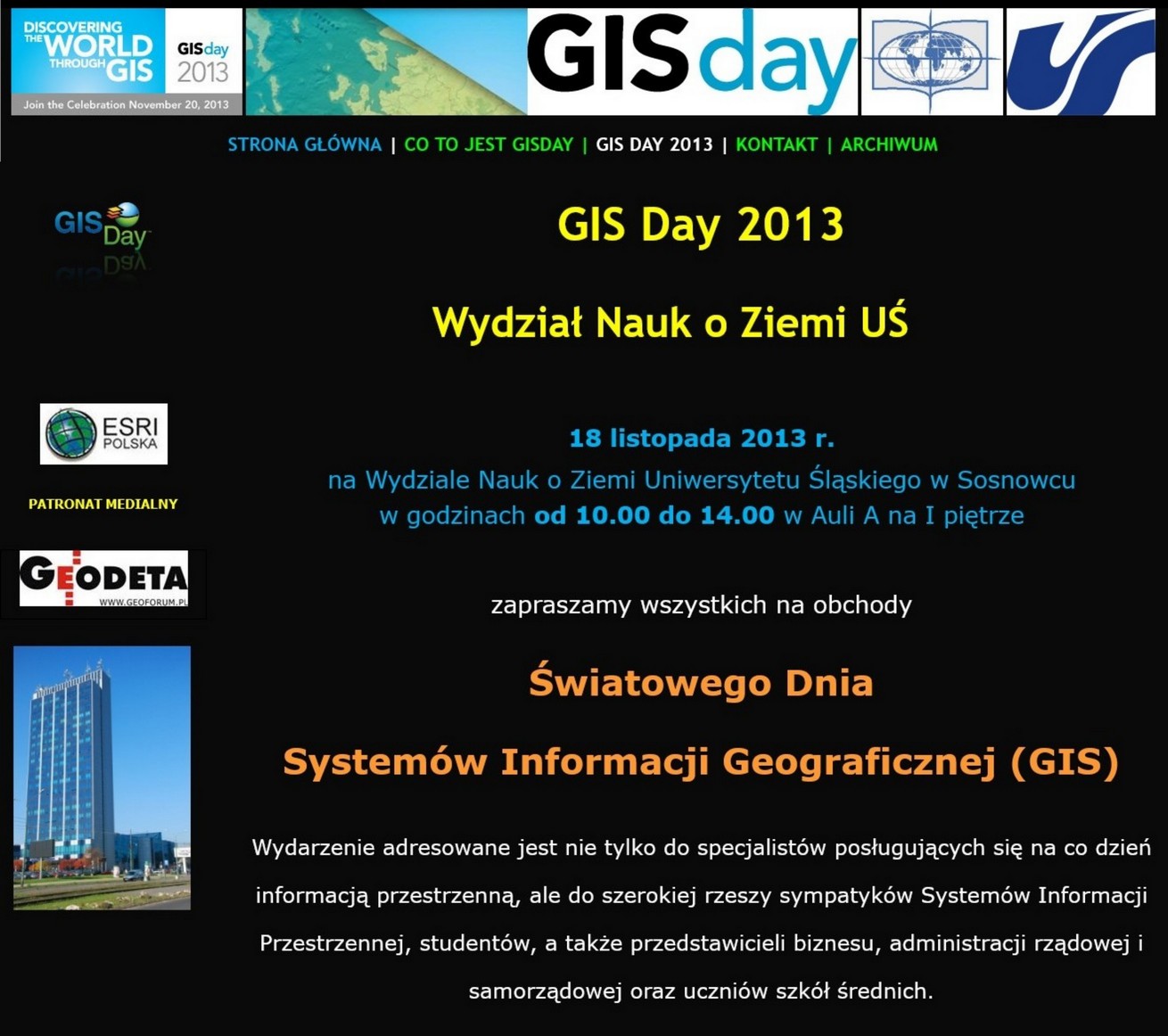 GIS Day 2013 — materiał 1