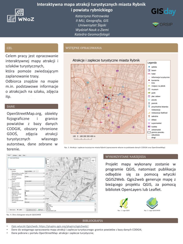 Katarzyna PIOTROWSKA INteraktywna mapa atrakcji turystycznych miasta Rybnik i powiatu rybnickiego
