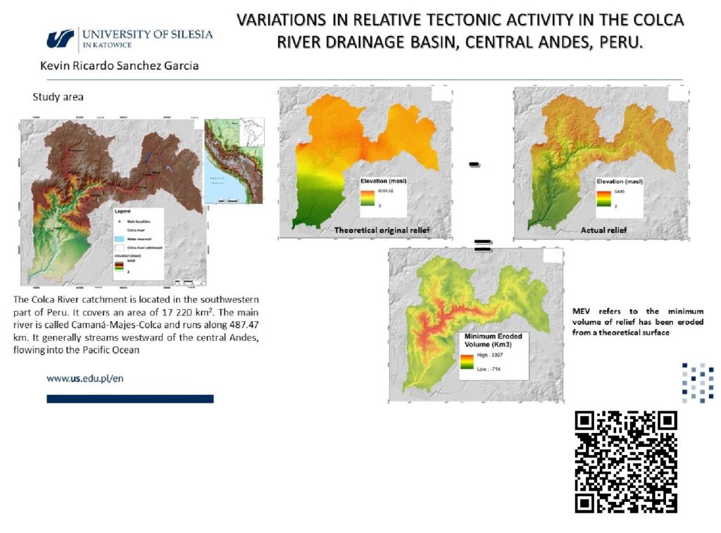 Kevin Ricardo Sanchez GARCIA Variations in relative tectonic activity in the Colca River drainage basin, Central Andes, Peru