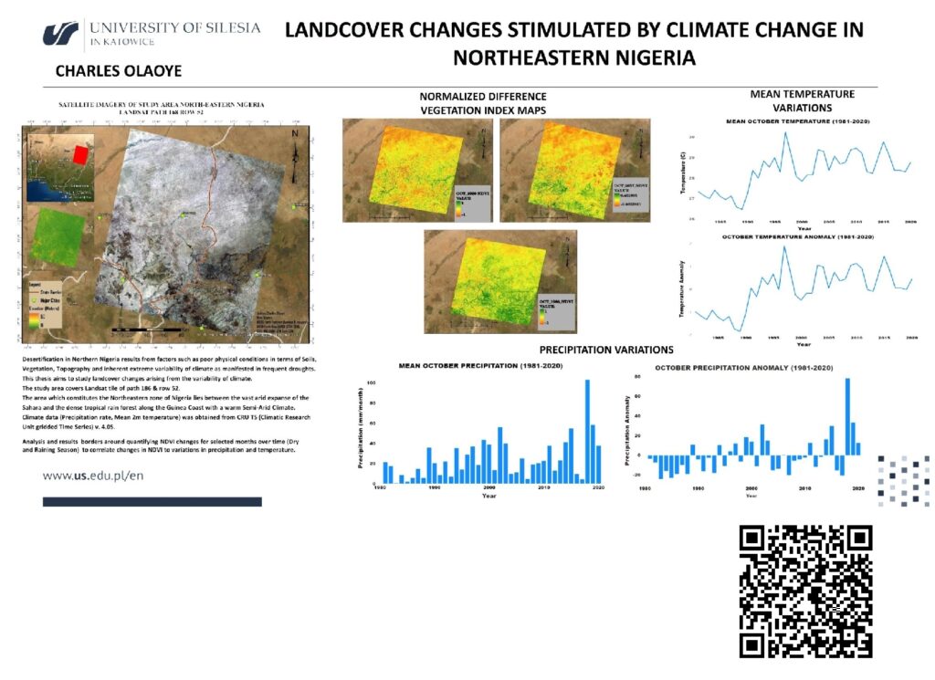 Charles Olaoye Landcover changes stimulated by climate change in northeastern Niegria